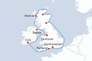 Itinéraire : Europe du Nord & Atlantique NE