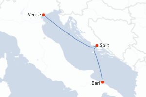 Itinéraire : Méditerranée & mers adjacentes