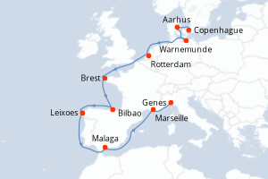 Itinéraire : Méditerranée & mers adjacentes
