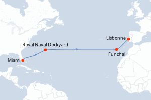 Itinéraire : Europe du Nord & Atlantique NE