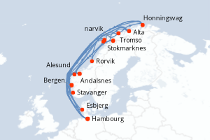Itinéraire : Europe du Nord & Atlantique NE