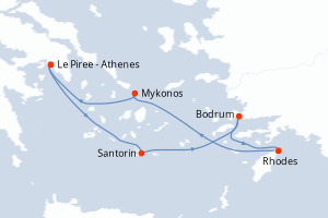 Itinéraire : Méditerranée & mers adjacentes