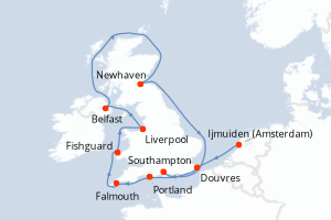 Itinéraire : Europe du Nord & Atlantique NE