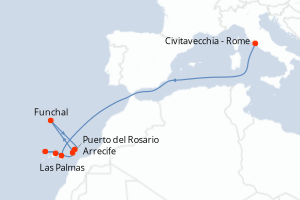 Itinéraire : Europe du Nord & Atlantique NE