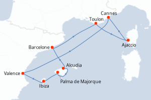 Itinéraire : Méditerranée & mers adjacentes