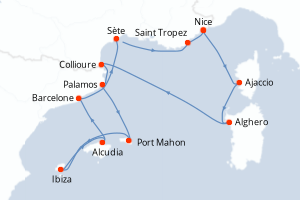 Itinéraire : Méditerranée & mers adjacentes