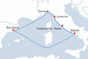Itinéraire : Méditerranée & mers adjacentes