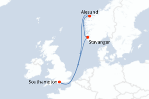Itinéraire : Europe du Nord & Atlantique NE