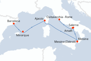 Itinéraire : Méditerranée & mers adjacentes