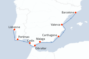 Itinéraire : Méditerranée & mers adjacentes