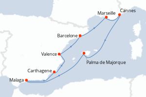 Itinéraire : Méditerranée & mers adjacentes