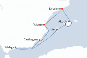 Itinéraire : Méditerranée & mers adjacentes