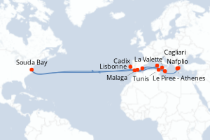 Itinéraire : Méditerranée & mers adjacentes