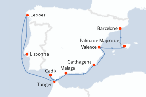 Itinéraire : Méditerranée & mers adjacentes