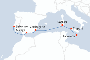 Itinéraire : Méditerranée & mers adjacentes