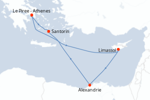 Itinéraire : Méditerranée & mers adjacentes