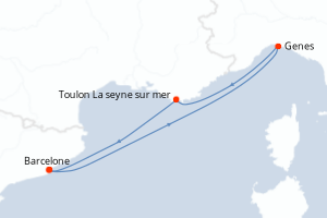 Itinéraire : Méditerranée & mers adjacentes