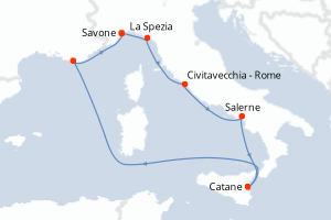 Itinéraire : Méditerranée & mers adjacentes