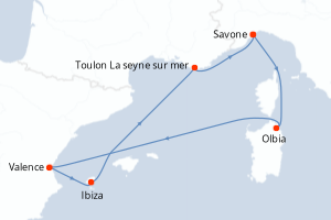 Itinéraire : Méditerranée & mers adjacentes