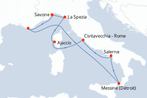 Itinéraire : Méditerranée & mers adjacentes