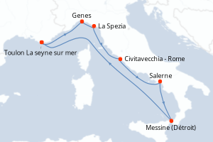 Itinéraire : Méditerranée & mers adjacentes