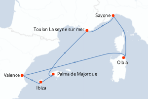 Itinéraire : Méditerranée & mers adjacentes