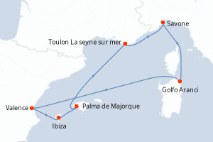 Itinéraire : Méditerranée & mers adjacentes