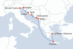 Itinéraire : Méditerranée & mers adjacentes