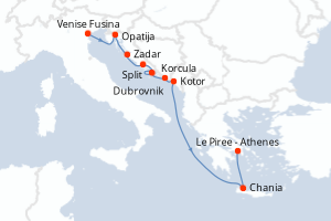 Itinéraire : Méditerranée & mers adjacentes