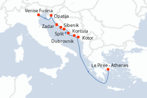 Itinéraire : Méditerranée & mers adjacentes
