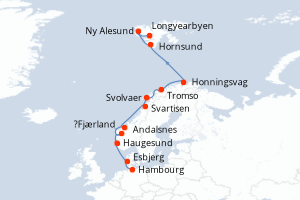 Itinéraire : Europe du Nord & Atlantique NE