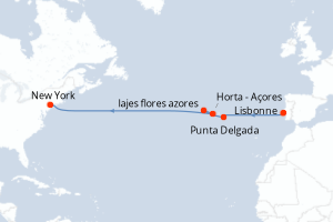 Itinéraire : Europe du Nord & Atlantique NE