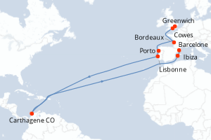 Itinéraire : Méditerranée & mers adjacentes