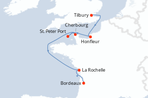 Itinéraire : Europe du Nord & Atlantique NE