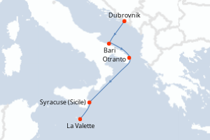 Itinéraire : Méditerranée & mers adjacentes
