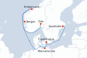 Itinéraire : Europe du Nord & Atlantique NE