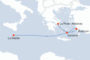 Itinéraire : Méditerranée & mers adjacentes
