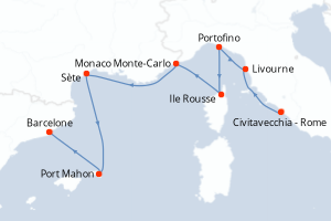 Itinéraire : Méditerranée & mers adjacentes