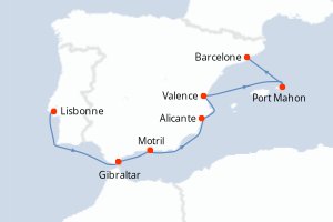 Itinéraire : Méditerranée & mers adjacentes