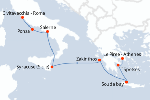 Itinéraire : Méditerranée & mers adjacentes