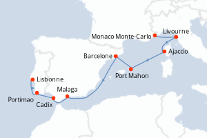 Itinéraire : Méditerranée & mers adjacentes
