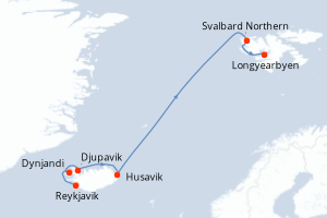 Itinéraire : Europe du Nord & Atlantique NE