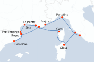 Itinéraire : Méditerranée & mers adjacentes