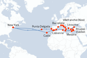 Itinéraire : Méditerranée & mers adjacentes
