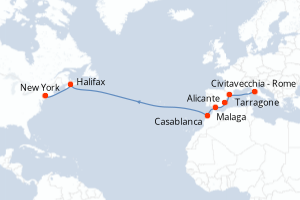 Itinéraire : Méditerranée & mers adjacentes