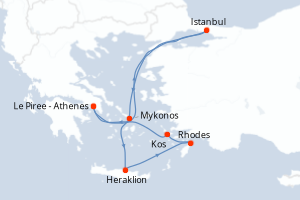 Itinéraire : Méditerranée & mers adjacentes