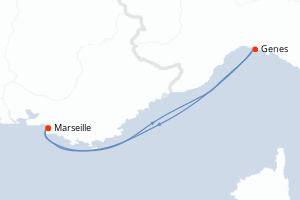 Itinéraire : Méditerranée & mers adjacentes
