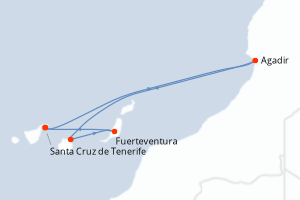 Itinéraire : Europe du Nord & Atlantique NE