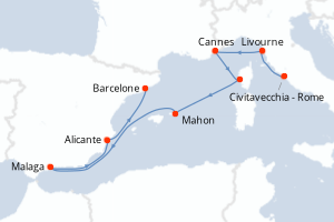 Itinéraire : Méditerranée & mers adjacentes