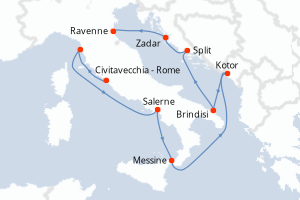 Itinéraire : Méditerranée & mers adjacentes